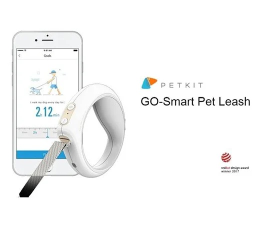 BEM PARTNER PKGO "GO" Smart Pet Lead (with shock absorbing lead)