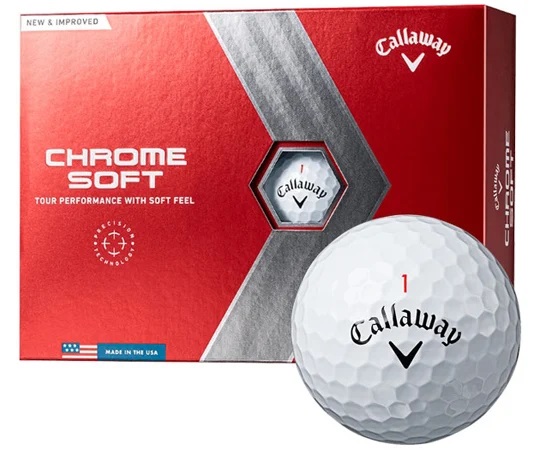 Callaway 65-2356-97 22 CHROME SOFT (white) 1 dozen balls