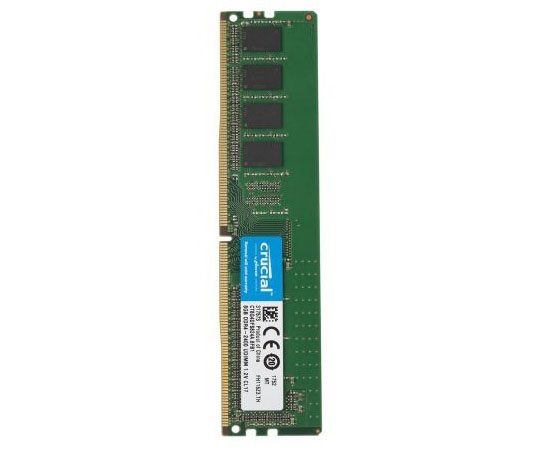 Bộ nhớ RAM (2 x 8GB DDR4, 2400MHz UDIMM 1.2V) Crucial CT2K8G4DFS824A