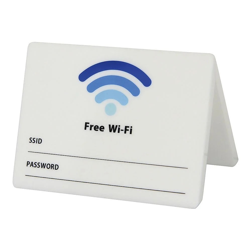 Bảng hiệu Wi-Fi miễn phí CREWS CRT30803