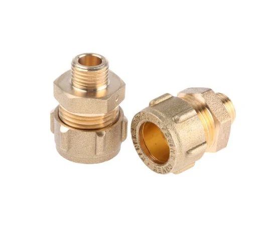Conex-Banninger E011020302-- Brass pipe fitting coupler (15mm 1 bag (2 pieces))