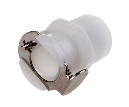 Colder Products PLCD10006BSPT Straight Male Hose Coupling 3/8inch