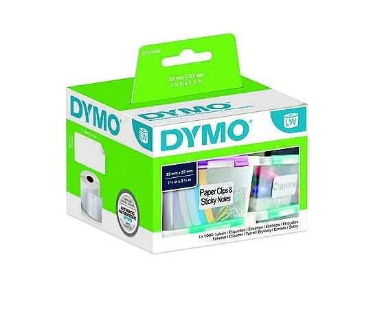 Dymo S0722540 Black on White Label Printer Tape