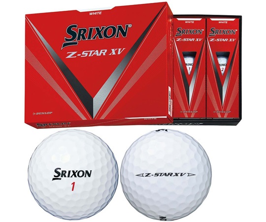 DUMLOP 65-9620-56 Golf Balls Z-STAR XV8 White DZ 1 dozen (12 balls)