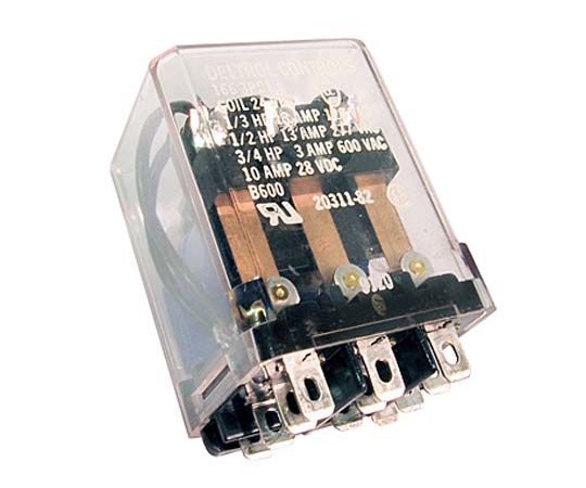 Deltrol 20308-82 Relay (24VAC 3c contact 13 A Plug-in)