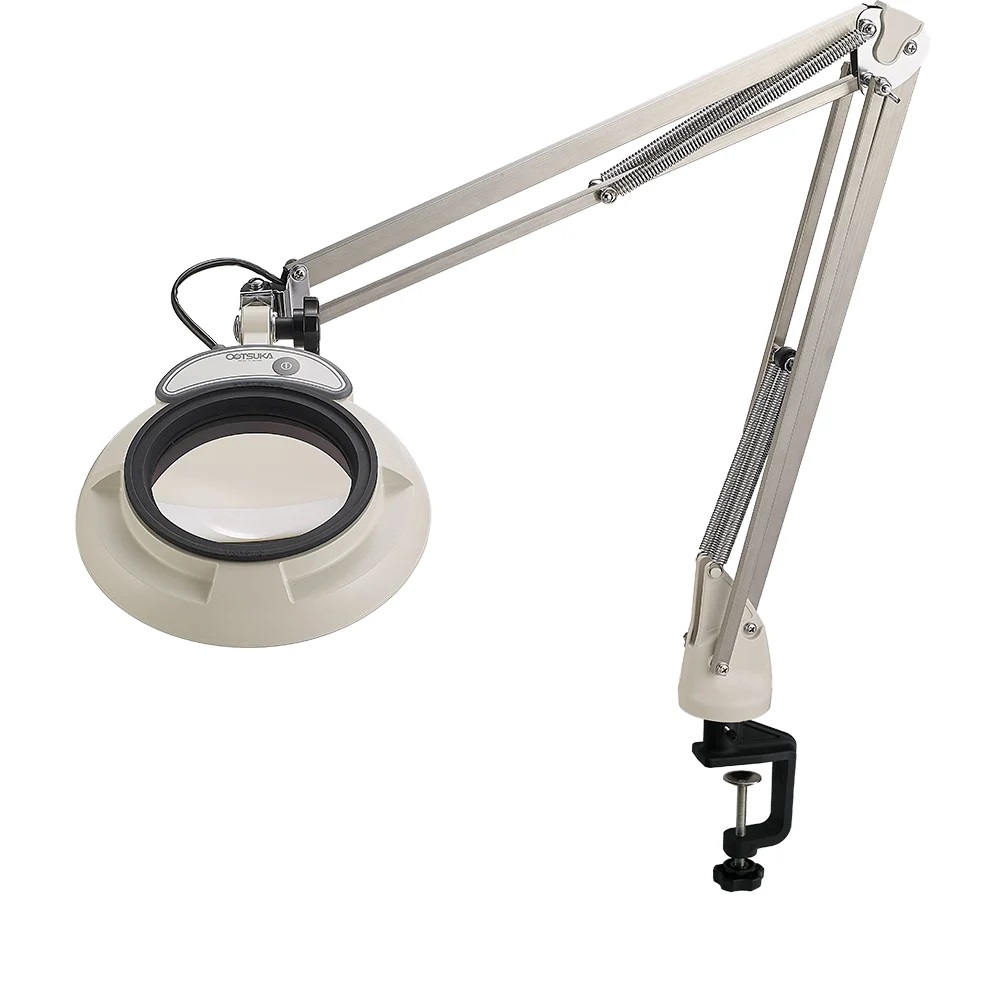 Otsuka Optics SKKL-F 10x LED Lighting Magnifier (Free Arm, Clamp Mounting Type)