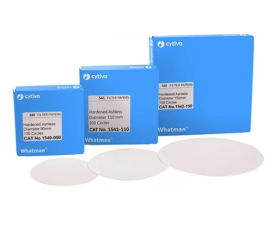 Cytiva (Whatman) 1541-110 Ash Free Rigid Quantitative Filter Paper (Grade 541 110 mm, 1 Pack (100 Sheets))