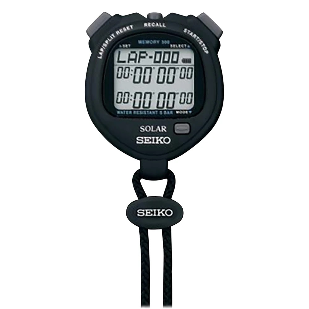 Seiko Holdings SVAJ001 Digital stopwatch (solar charging type, black)