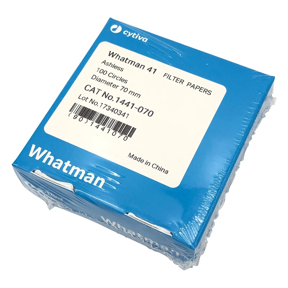 Cytiva (Whatman) 1441-070 Quantitative Circular Filter Paper No.41 (7.0cm, 100 Pieces)