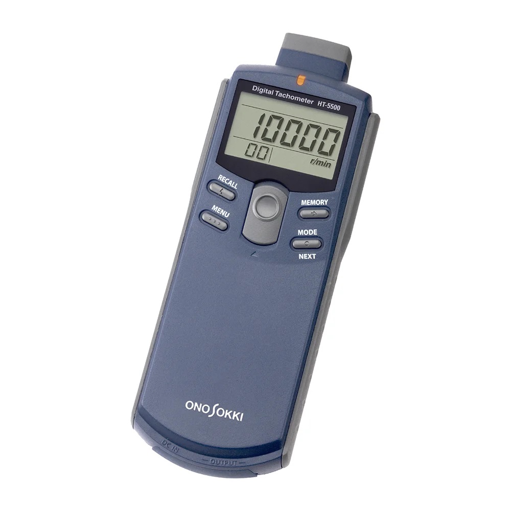 ONO SOKKI HT-5500 Contact and non-contact digital handheld tachometer