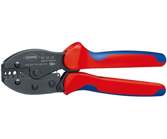 KNIPEX 9752-50SB Crimping pliers (Crimping stages 6, 220mm)