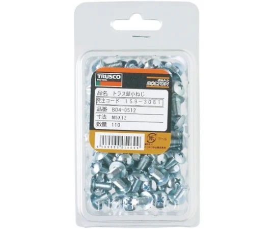 Ốc vít (M6 x 12mm, 75pcs/ pk) TRUSCO NAKAYAMA B04-0612