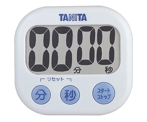 TANITA TD-384 Digital Timer Big Display Timer White (99 minutes 59 seconds)