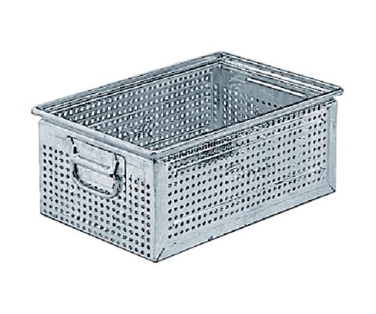 Fami FLA65130099 Metal punched parts box (Silver, 27L, 450×300×200mm)