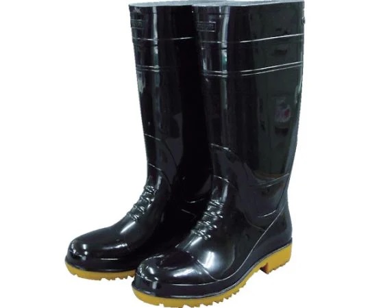 FUKUYAMA RUBBER IND GLA1-MB Oilproof Boots Toe Puff included Galois #1 Black M