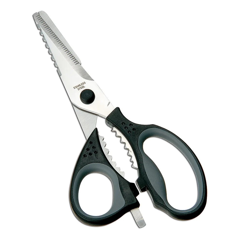 FUJI CUTLERY FC-419 Kitchen Scissors Gray Slab II (205 x 75mm)