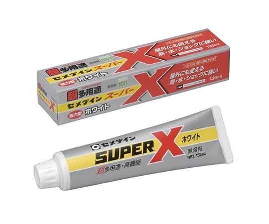 Cemedine AX-039 Super Versatile AdhesiveSuper X White 135 mL box