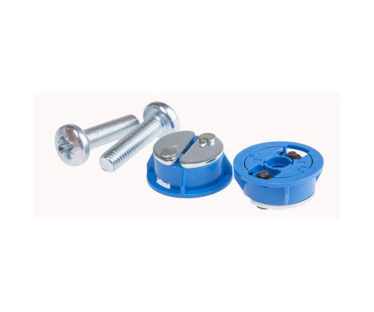 GripIt Fixings 252-308 Steel Plasterboard Fixings (Blue Acetal, 25mm x 11.5mm)