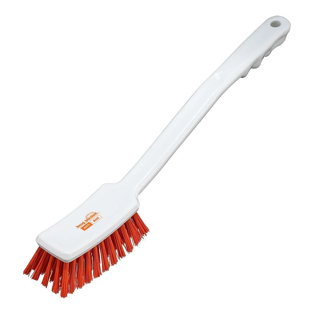 Bàn chải tay cầm dài kháng khuẩn (60 x 130 x 400mm) Haug Brush HG890A