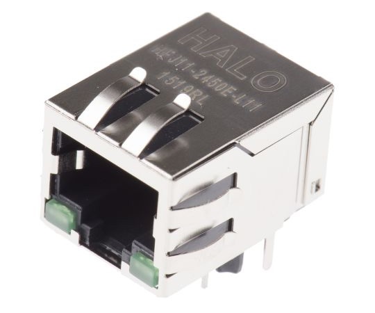 Halo Electronics HFJ11-2450E-L11RL FastJack Series Female RJ45 Connector