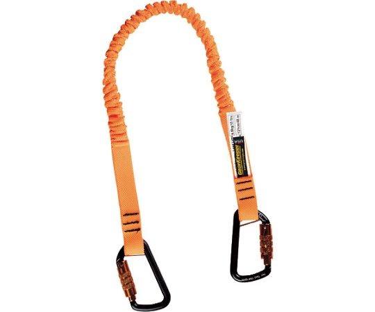 HAMMERHEAD TL13041 Personal Tool Tether Aluminum Carabiner (Orange, 680 x 19mm)