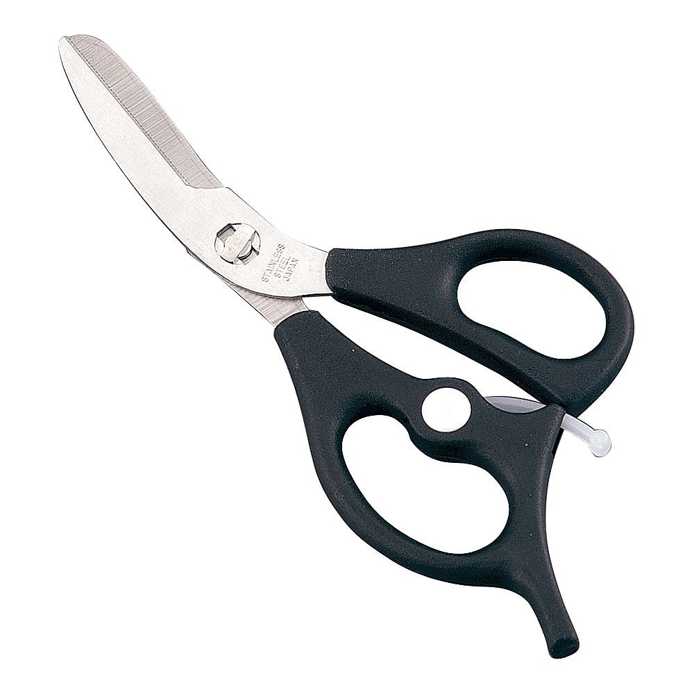 HOUEI BHS2301 Portable Meat Scissors for Cutting Meat (black, 155mm)