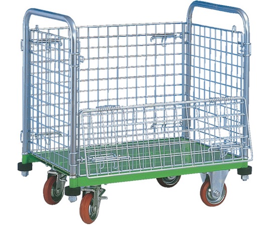 Ishikawa seisakusho 629A Mesh Box Cart (400kg, 900 x 600 x 882mm)