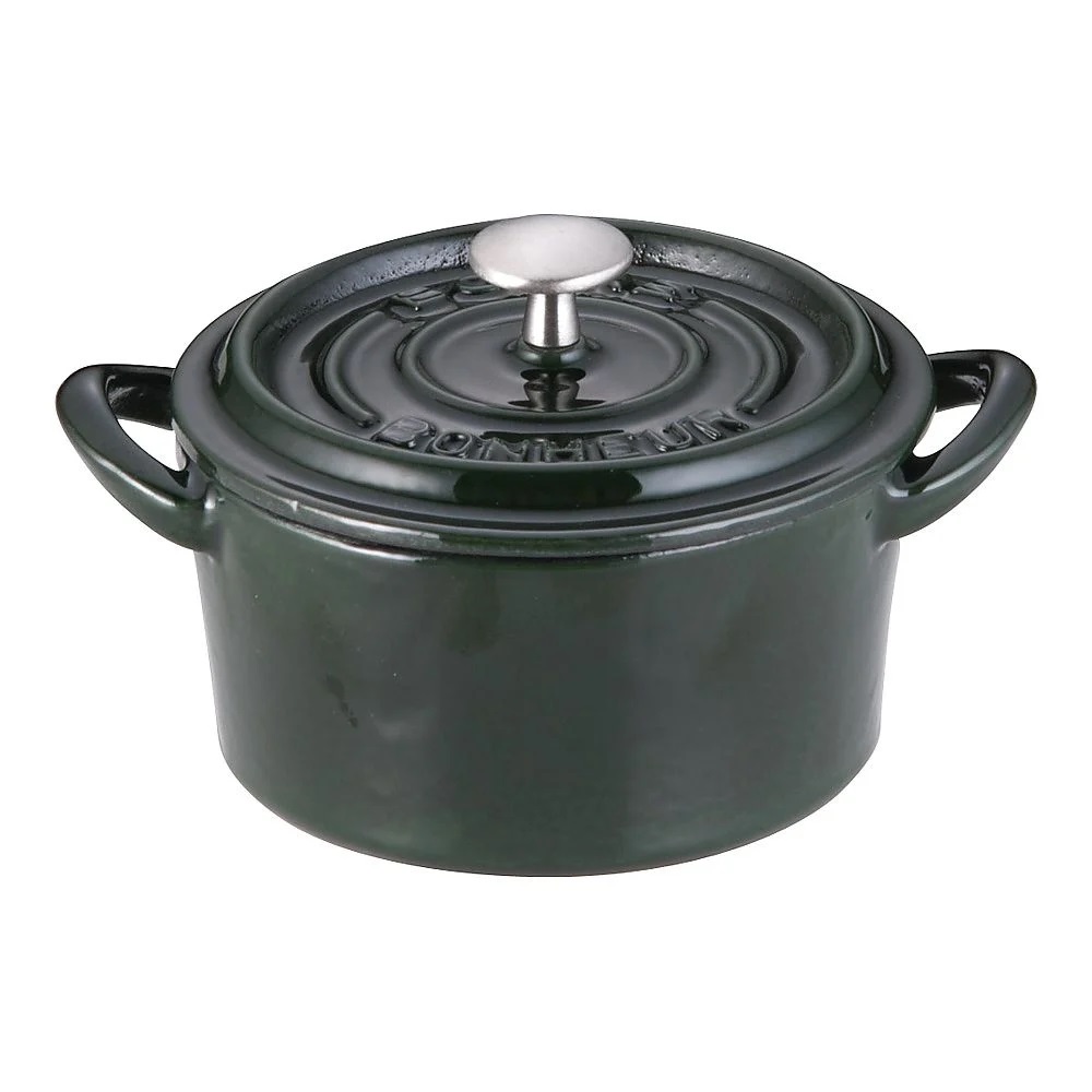 Ishigaki 62-6348-70 Bon Bonaire Cocotte 9cm Majolica Green