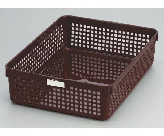 Inomata Kagaku #4586 Name Basket (A4 Brown, 24.4×33.2×8.7Hcm)