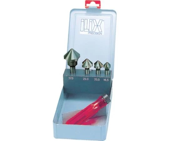 ILIX Prazisionswerkzeuge GmbH 6277-LSDC Countersink set of 4 (Φ16.5, 20.5, 25.0, 37.0mm)