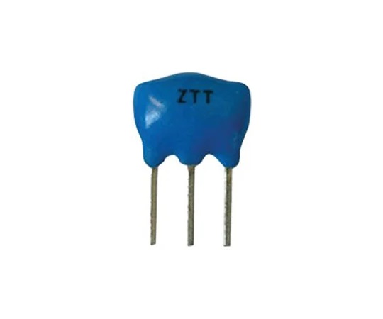 Interquip ZTT2.00MGF Ceramic Resonator (2MHz, 3-Pin Through Hole, 1 bag (10 pieces))