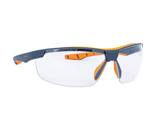 INFIELD SAFETY 9021 155 Safety Glasses FLEXOR PLUS (Dark Gray/ Orange)