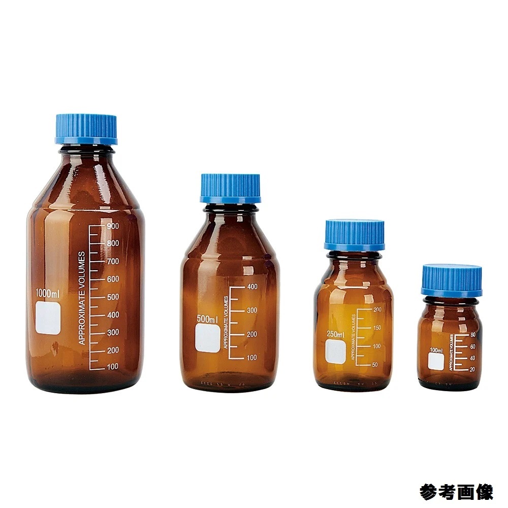 Chai thuốc thử nắp vặn (màu nâu, 100mL) AS ONE 51-0001-38