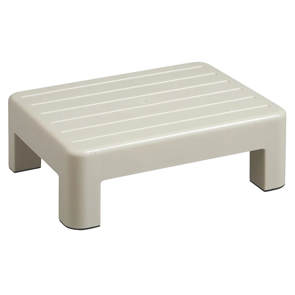 KOHARA ST-629 Plastic step stool (small, beige, 380mm x 300mm x 130mm)