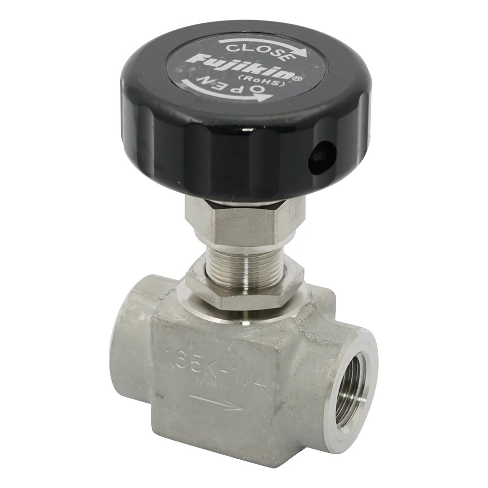 Fujikin PUH-116B-SH Needle Stop Valve (16.2MPa, φ5mm, Rc1/4)