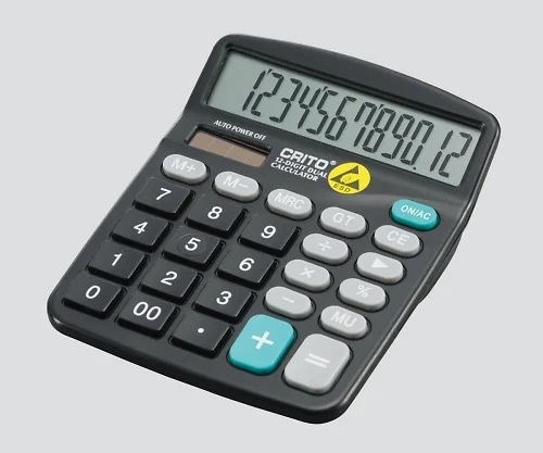 AS ONE 3-3413-01 CF-211 ESD Calculator 12 Digits