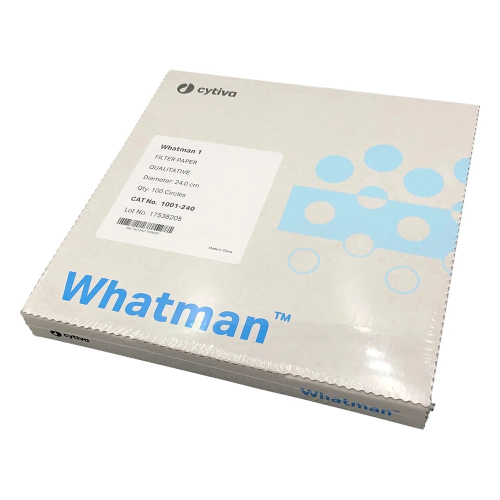 Cytiva (Whatman) 1001-240 Qualitative Circular Filter Paper No.1 (24.0cm, 100pcs/ box)