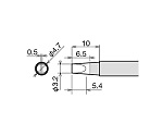 TAIYO ELECTRIC IND.CO.,LTD. (goot) RX-80HRT-3.2D Replacement tip 3.2D type for RX802/852AS