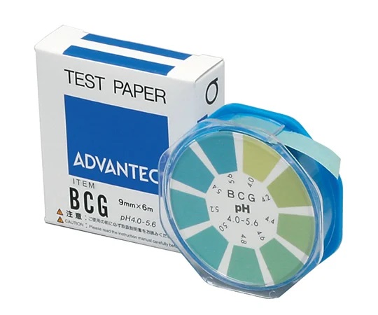 ADVANTEC 07011010 pH test paper roll type BCG (pH 4.0 - 5.6)