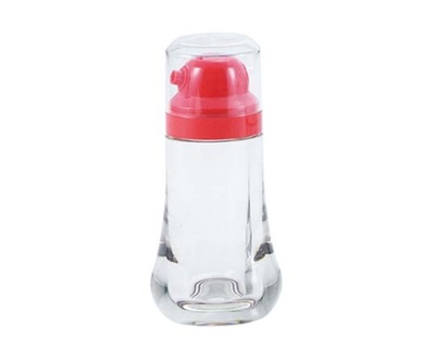 Kobayashi Resin 4474800 Healthy soy sauce dispenser Pottan Alpha Red (45ml, φ54×H118mm)