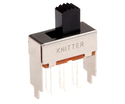 KNITTER-SWITCH MFP201N Slide Switch Double Pole Double Throw (DPDT) (350mA, 30VDC)