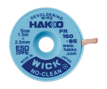 HAKKO FR150-85 Wick No Clean (1.5m x 2.5mm)