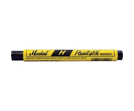 LA-CO Industries 81043 Markal Heat Resistant Marker Paint Stick H Black