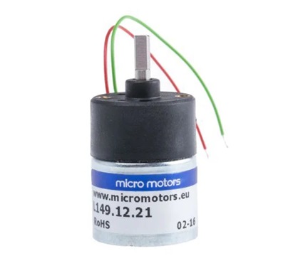 Micromotors L149-12-21 Brushed DC Geared Motor 80rpm