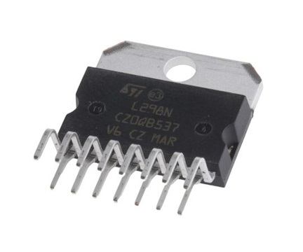 Magnatec L298N Motor Driver IC (4.8 - 46V, 15-Pin MULTIWATT)