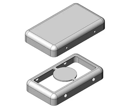 Masach Technologies MS183-10 Tin Plated Steel PCB Enclosure (18.3 x 10.5 x 3mm)