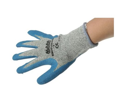 Mapa Spontex 840018 Latex gloves (cut resistant, blue)