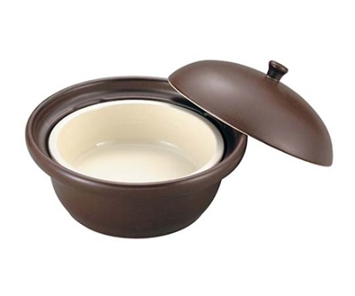 Minami Industry 0407100 Manrai Nabe Round Dark Brown Small (1 serving) 450cc