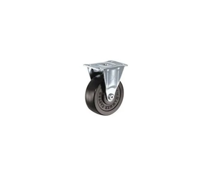 HAMMER CASTER 420SRR75 S type Fixed rubber car 75mm