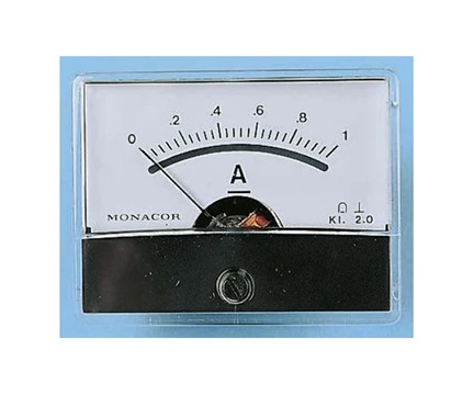 Monacor PM-2/30UA PM-2 Analogue Panel Ammeter 30μA Moving Coil